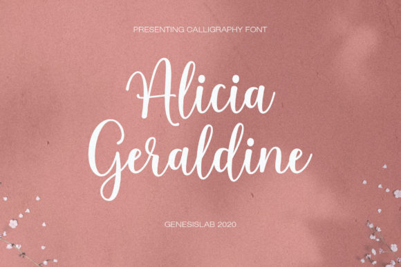 Alicia Geraldine: A Script Font That Earns Its Place in Real Campaigns