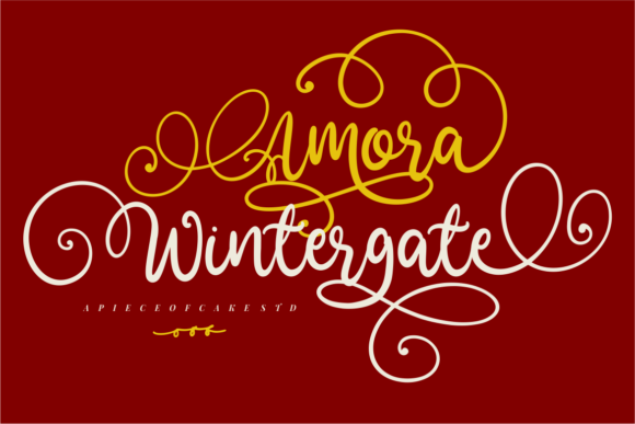 Amora Wintergate: A Romantic Script Font That Earns Its Space in Campaigns