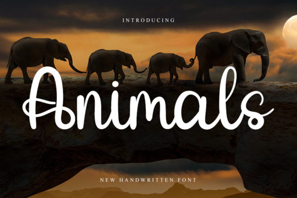 Animals Font for Business