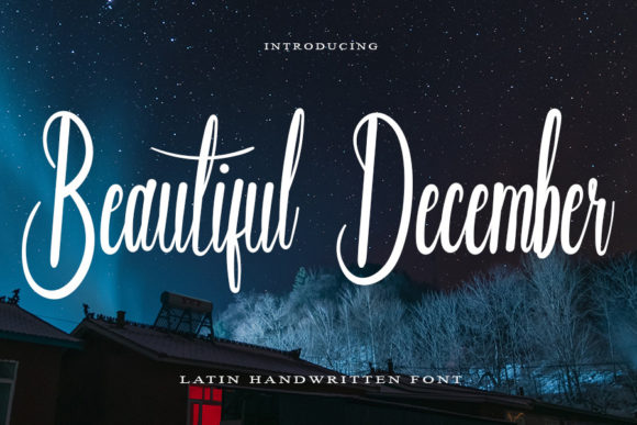 Beautiful December Font for Business