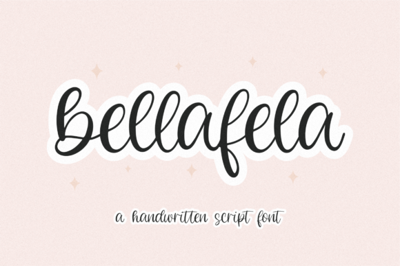 Bellafela: A Handwritten Script Font for Editorial Warmth