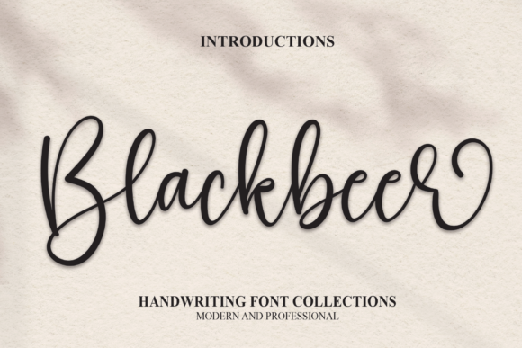 Blackbeer Font: Elegant Script for Crafters