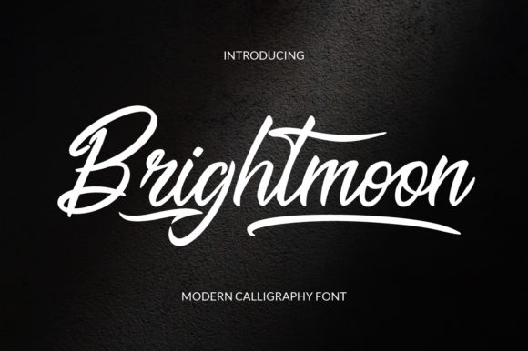 Brightmoon: A Stylish Script Font