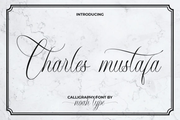 Charles Mustafa: A Font for Business Elegance