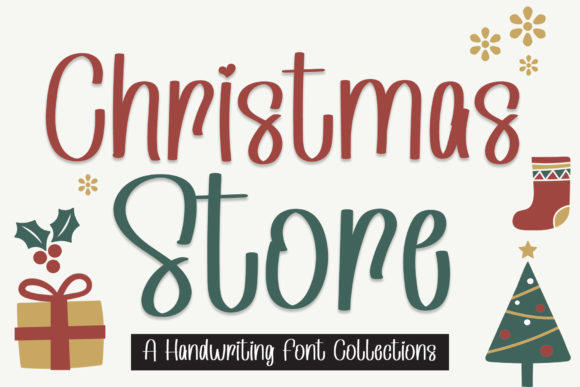 Christmas Store Font for Creative Projects