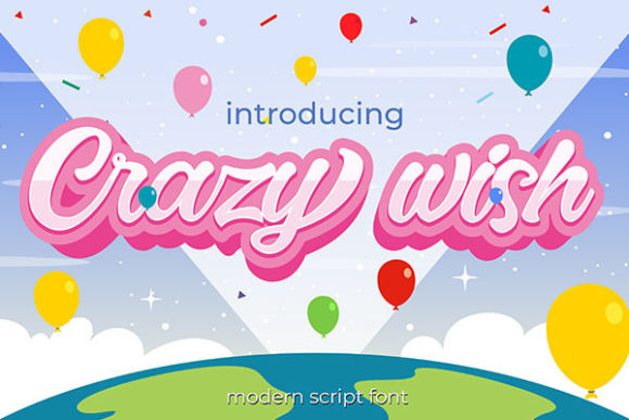 Crazy Wish Font: Joyful Branding for Small Businesses