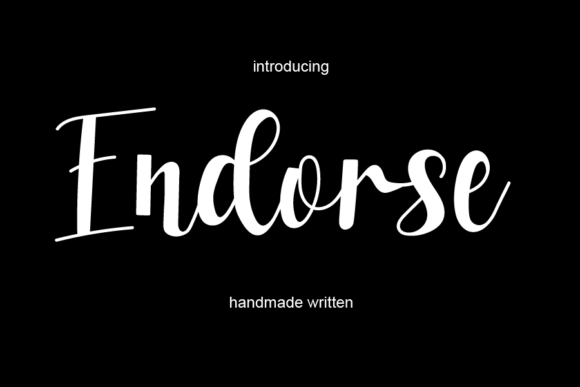Endorse Font: Elegant Script for Business