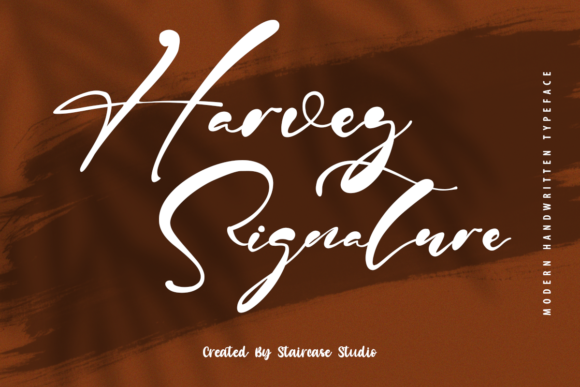 Harvey Signature Font for Business