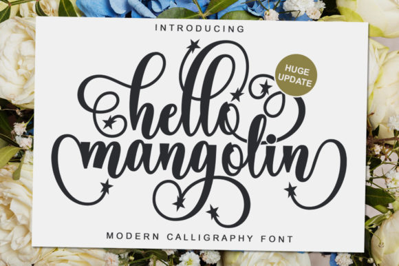 Hello Mangolin Update Font Review