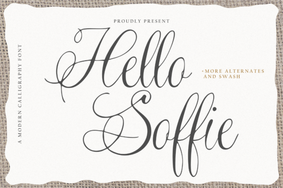 Hello Soffie: A Graceful Script Font for Real Small Business Brands
