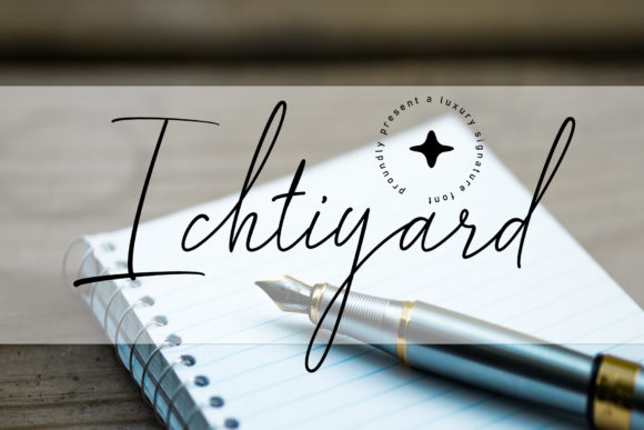 Ichtiyard: A Handwritten Font That Feels Human on Screen