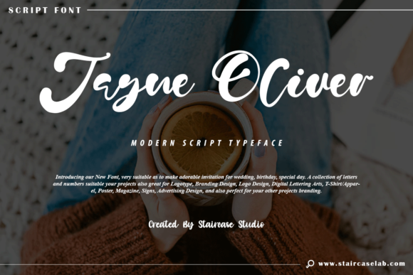 Jayne Oliver Font: Elegant Script for Creative Projects