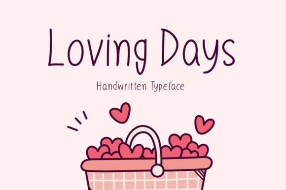 Loving Days Handwritten Font for Crafters & Sellers