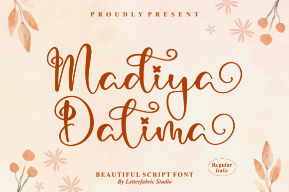 Madiya Dalima: A Stylish Script Font