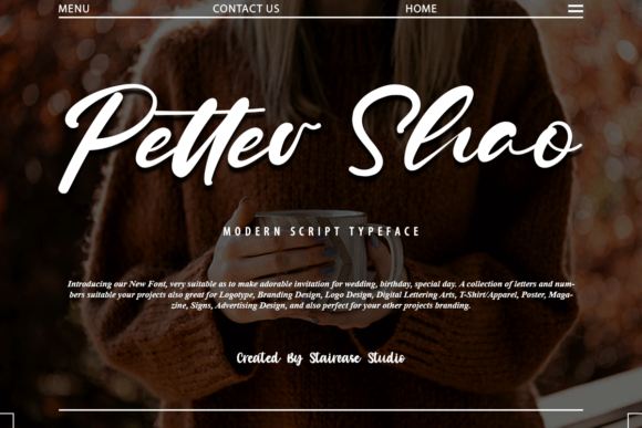Petter Shao: A Modern Script Typeface