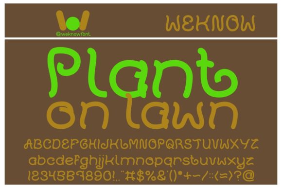 Plant on Lawn: A Handwritten Font That Makes Your Brand Feel Human