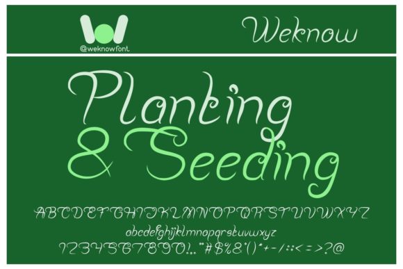 Planting and Seeding Font: A Warm, Trustworthy Script for Small Business Branding