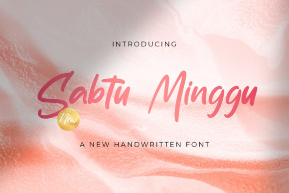 Sabtu Minggu: A Font for Elegant Branding