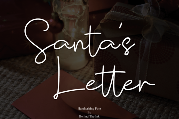 Santa’s Letter: A Classy Script Font
