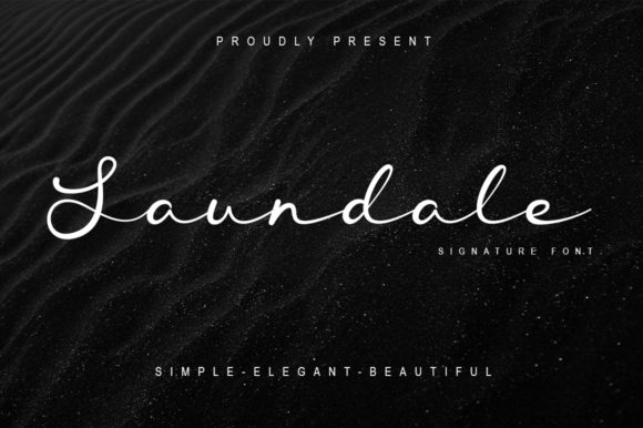 Saundale: A Luxurious Handwritten Font