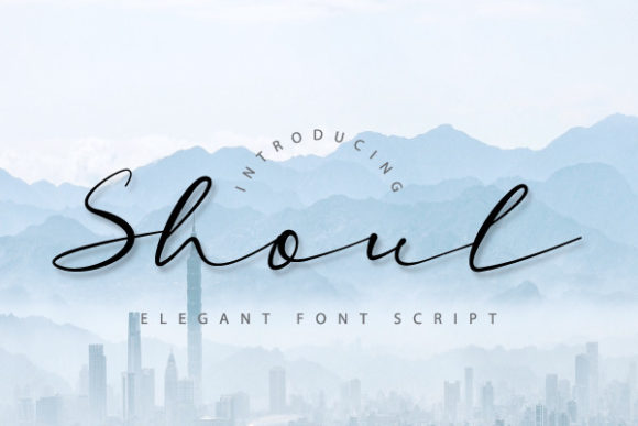 Shoul: A Romantic Handwritten Typeface