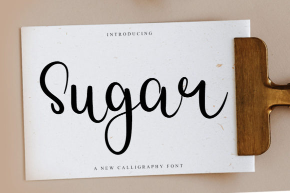 Sugar: A Script Font for Real Projects