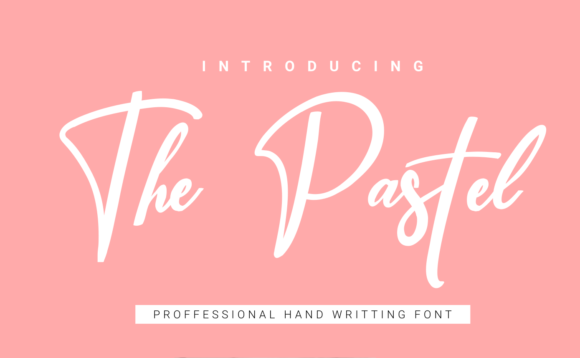 The Pastel: A Delicate Handwritten Font for Warm Digital Experiences