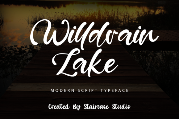 Willdrain Lake: A Modern Script Font That Breathes Life Into Editorial Design